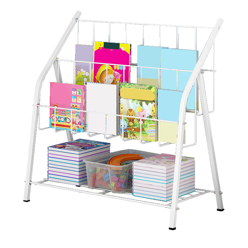 Contemporary Style Bookcase Closed Back Bookshelf for Home Office and Study Room