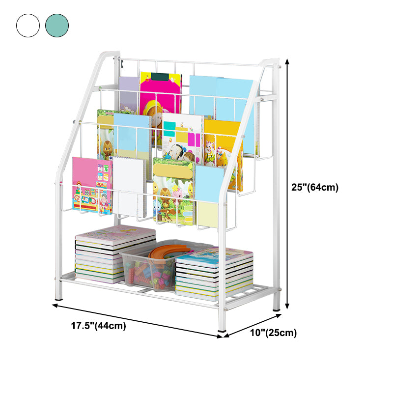 Contemporary Style Bookcase Closed Back Bookshelf for Home Office and Study Room
