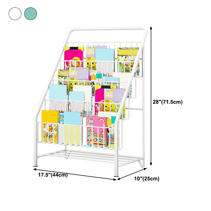 Contemporary Style Bookcase Closed Back Bookshelf for Home Office and Study Room