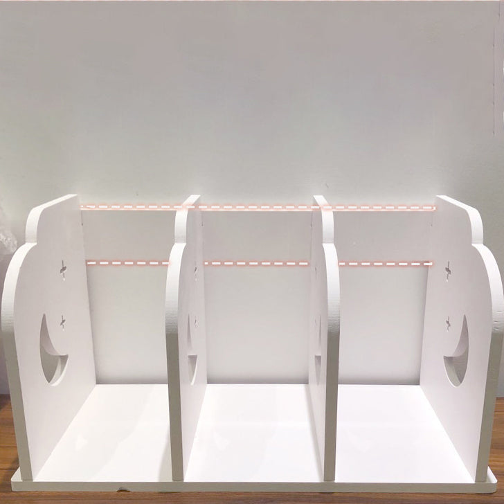 White Book Shelf Modern & Contemporary Shelf Bookcase for Home Office