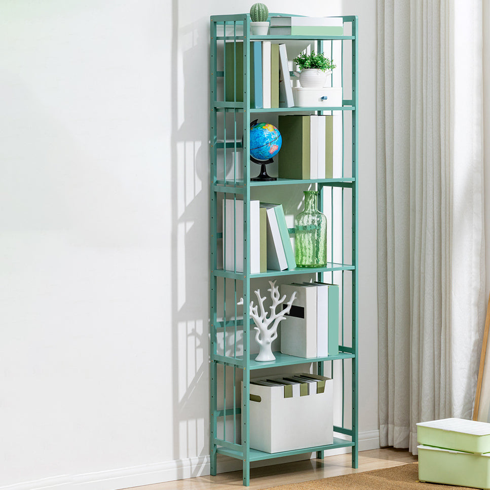 Rectangle Wooden Bookshelf Modern Style Home Office Bookcase