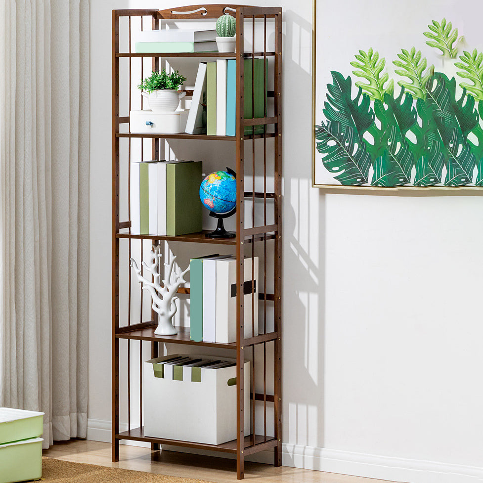 Rectangle Wooden Bookshelf Modern Style Home Office Bookcase