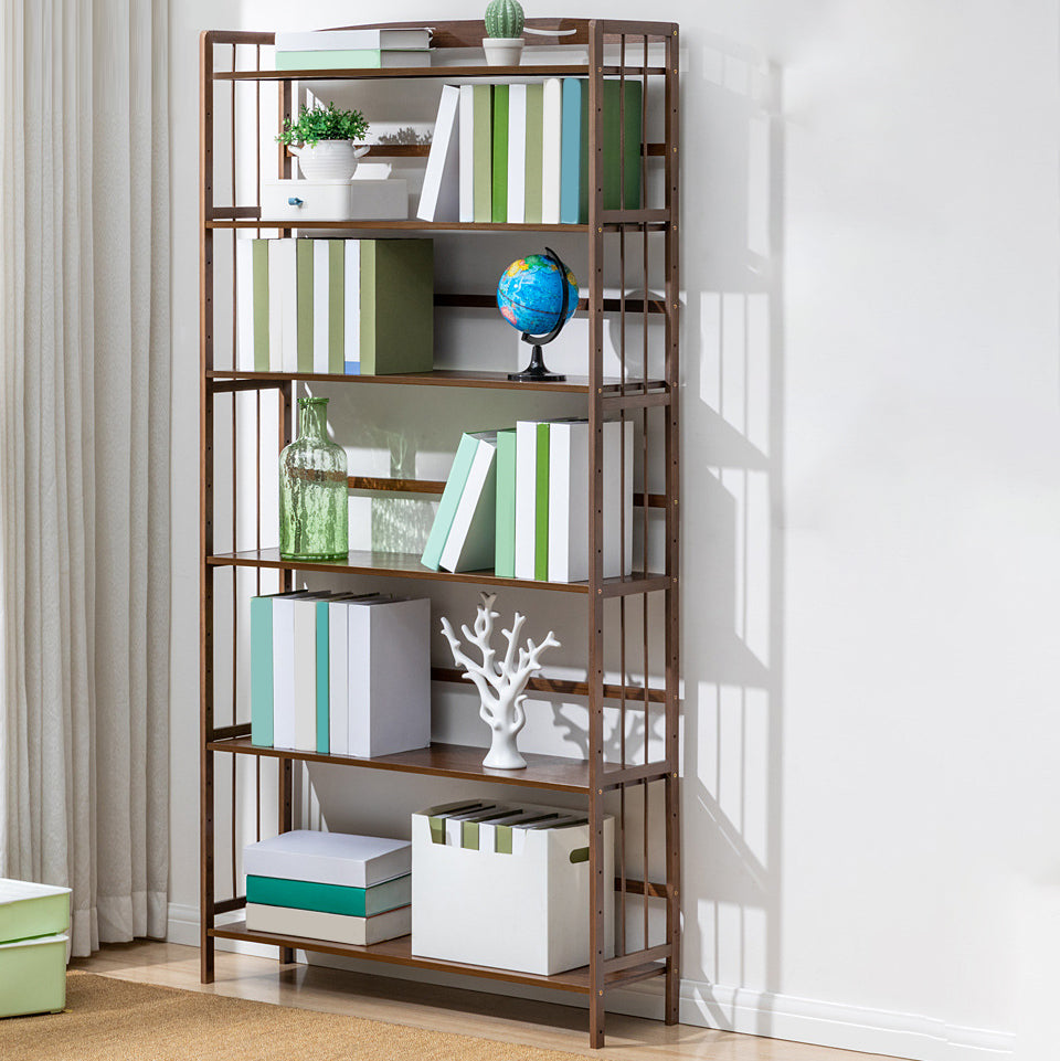 Rectangle Wooden Bookshelf Modern Style Home Office Bookcase