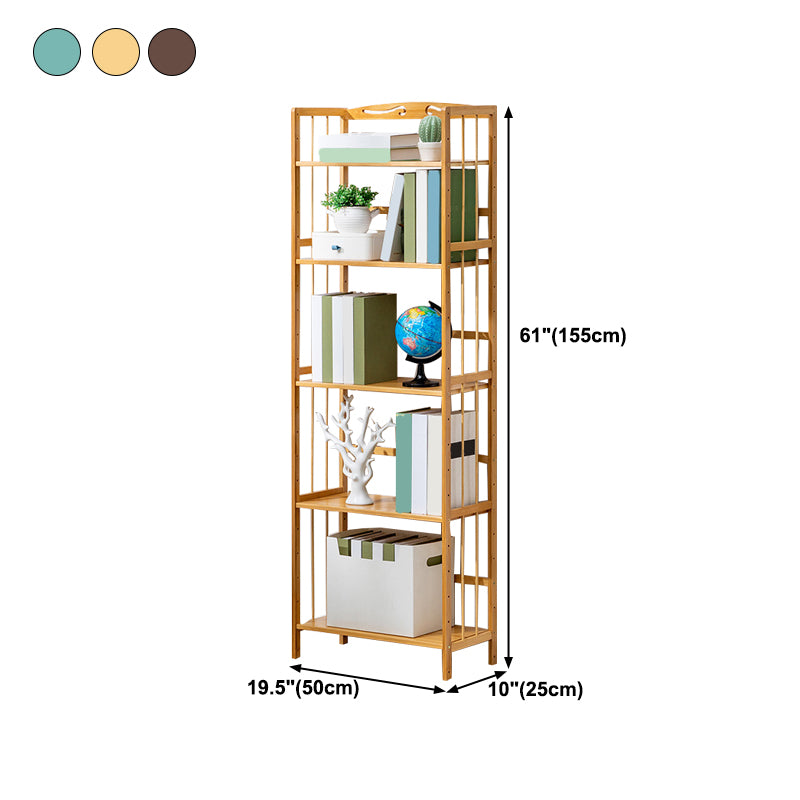 Rectangle Wooden Bookshelf Modern Style Home Office Bookcase