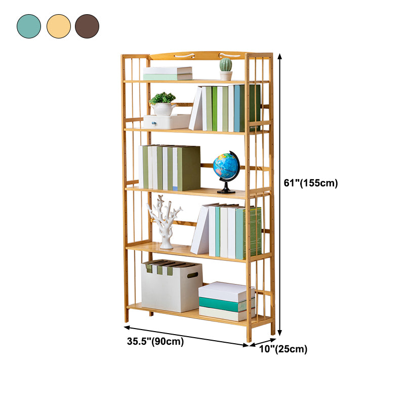 Rectangle Wooden Bookshelf Modern Style Home Office Bookcase
