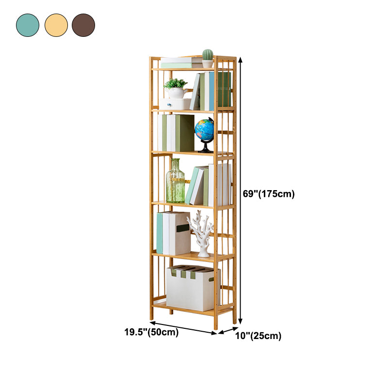 Rectangle Wooden Bookshelf Modern Style Home Office Bookcase