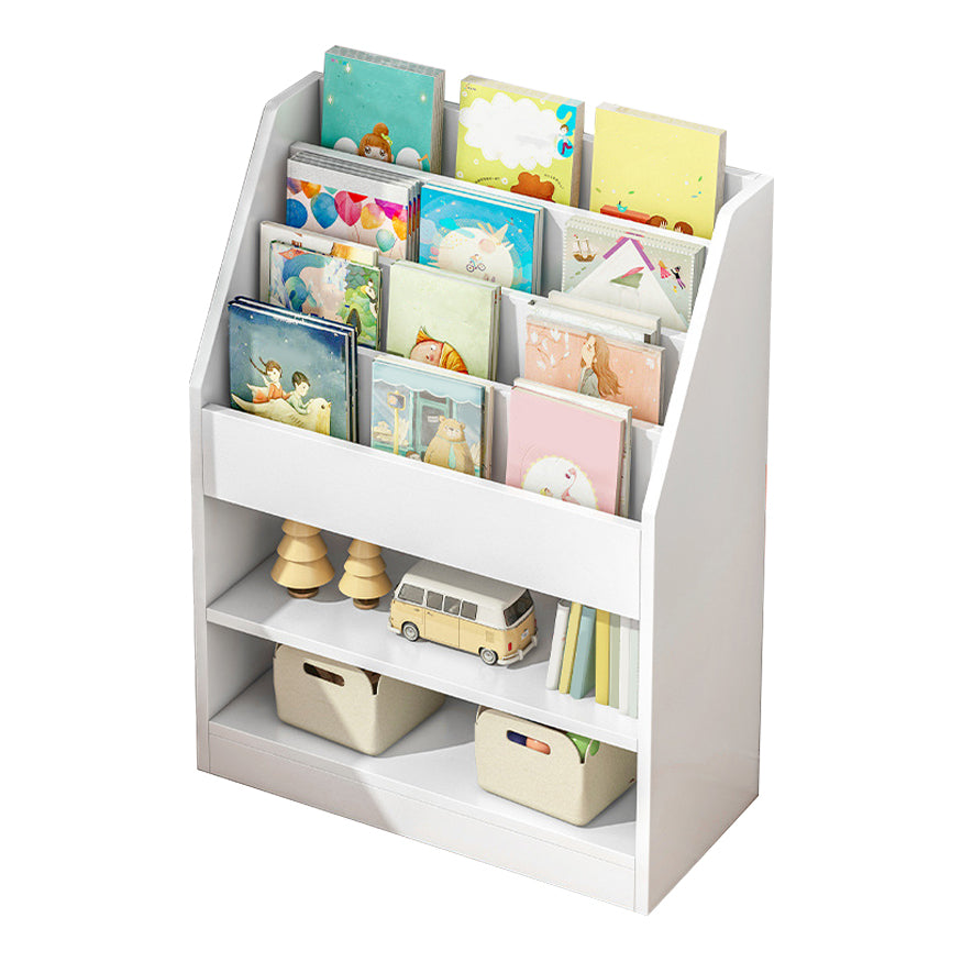 Engineered Wood Shelf Bookcase Contemporary Book Shelf for Study Room