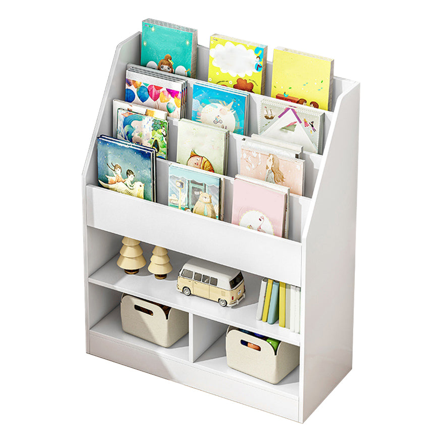 Engineered Wood Shelf Bookcase Contemporary Book Shelf for Study Room