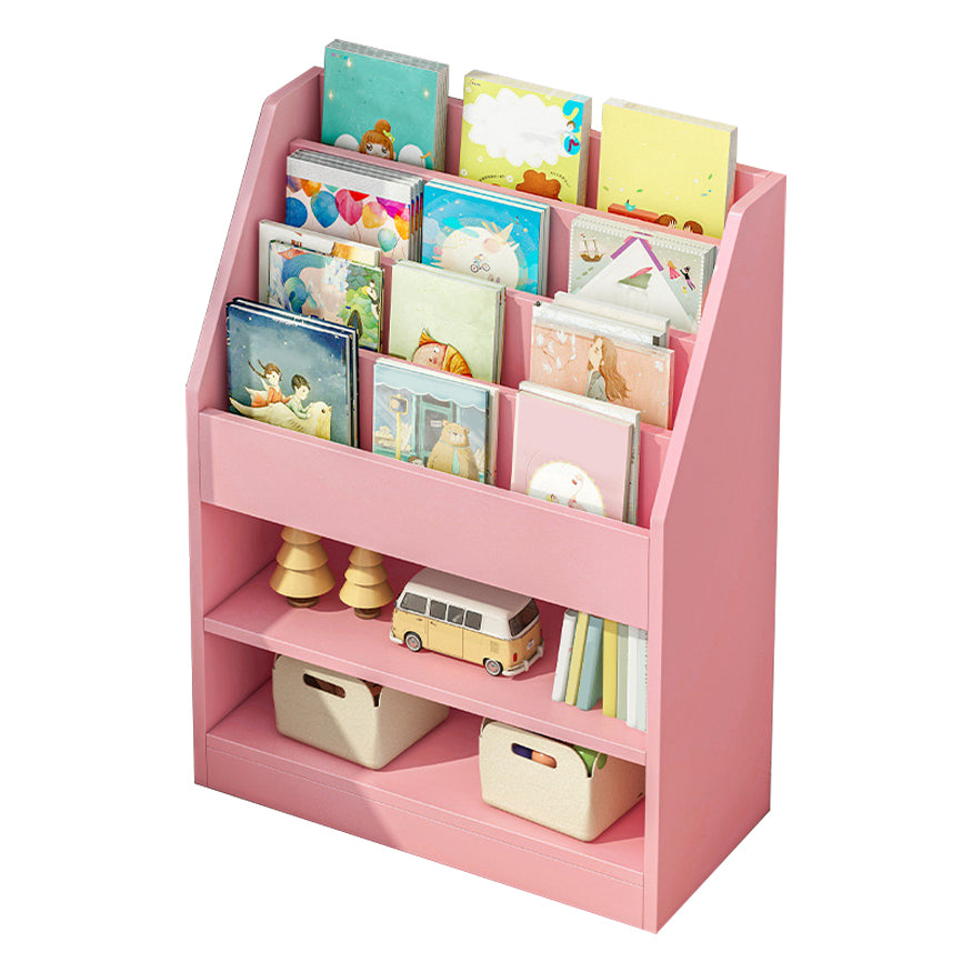 Engineered Wood Shelf Bookcase Contemporary Book Shelf for Study Room