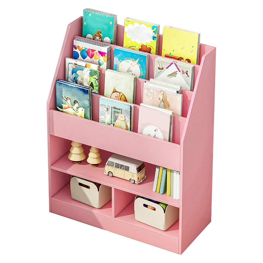 Engineered Wood Shelf Bookcase Contemporary Book Shelf for Study Room