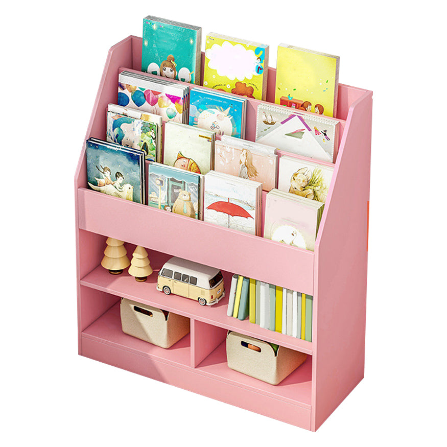 Engineered Wood Shelf Bookcase Contemporary Book Shelf for Study Room