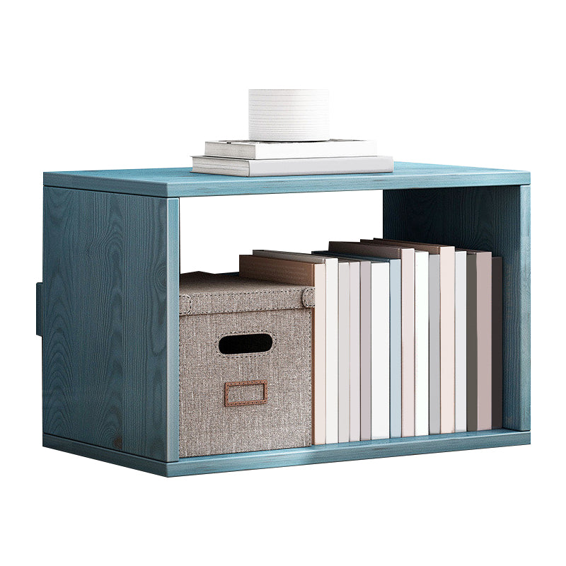 Modern & Contemporary Shelf Bookcase Open Back Bookshelf, 17.72" L x 7.09" W x 11.02" H