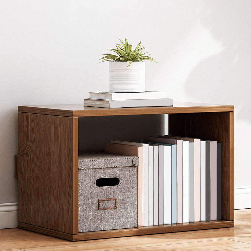 Modern & Contemporary Shelf Bookcase Open Back Bookshelf, 17.72" L x 7.09" W x 11.02" H