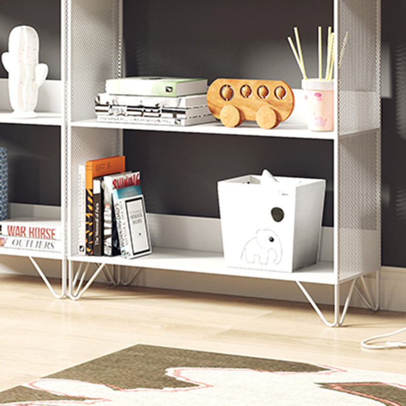 Scandinavian Metal Bookshelf Etagere Shelf Bookcase for Study Room