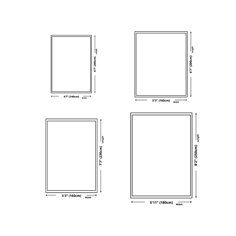 Grey Modern Carpet Polyester Abstract Striped Carpet Washable Carpet for Living Room