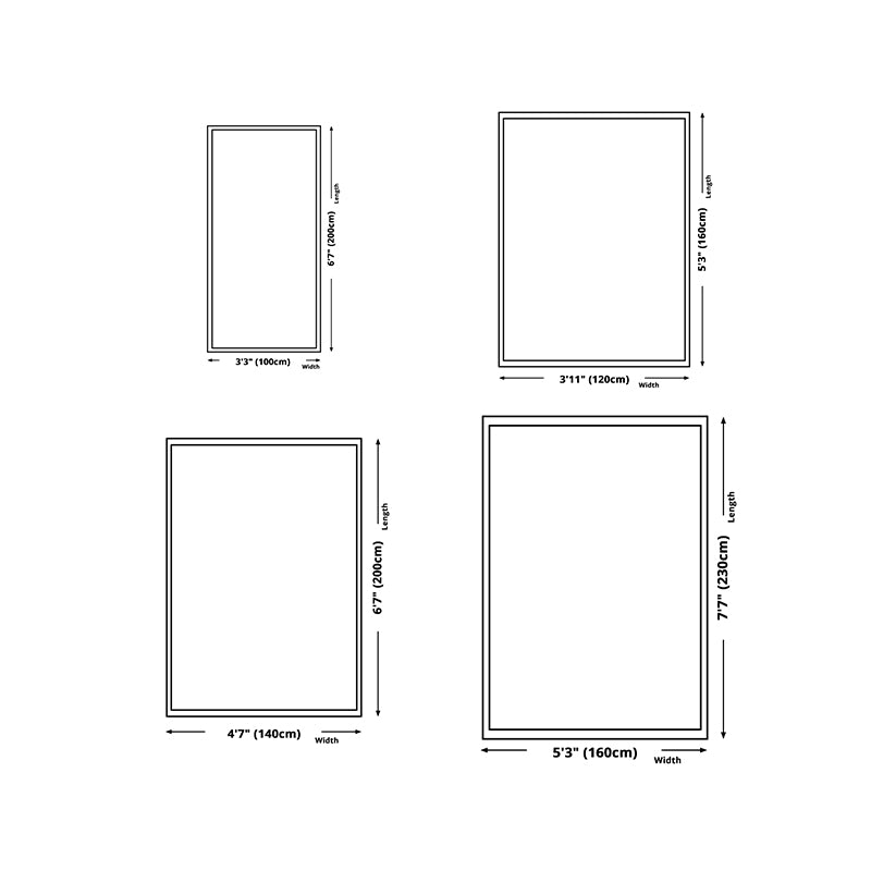 Pink Color Block Area Rug Polyester Modern Indoor Rug Washable Rug for Living Room