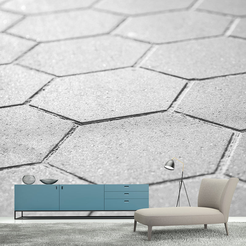 Geometric Photography Stain Resistant Wall Mural Living Room Wallpaper