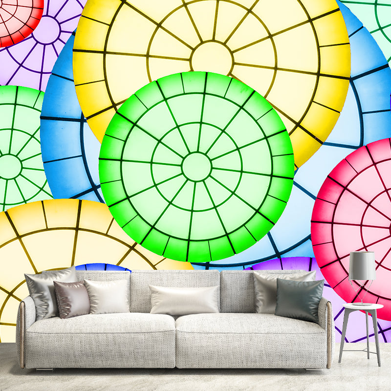 Chromatic Geometry Photography Wall Mural Living Room Wallpaper