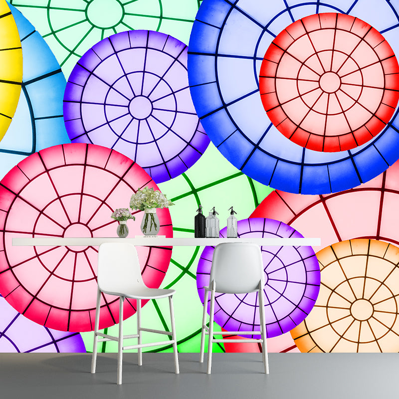 Chromatic Geometry Photography Wall Mural Living Room Wallpaper