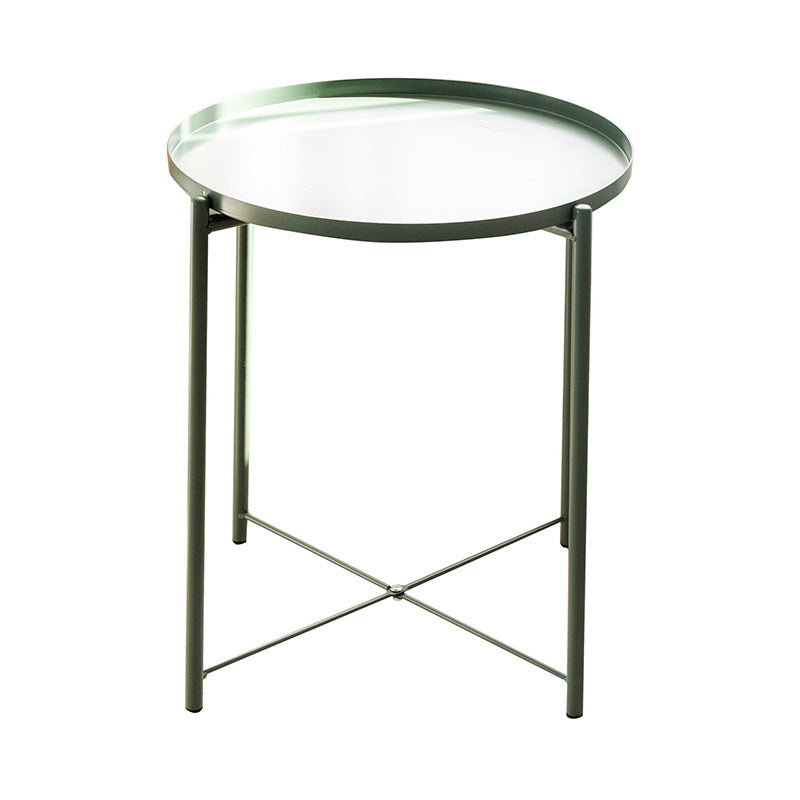 Medieval Modern Style Cocktail Table Multi-color Selection Metal Iron Round Coffee Table