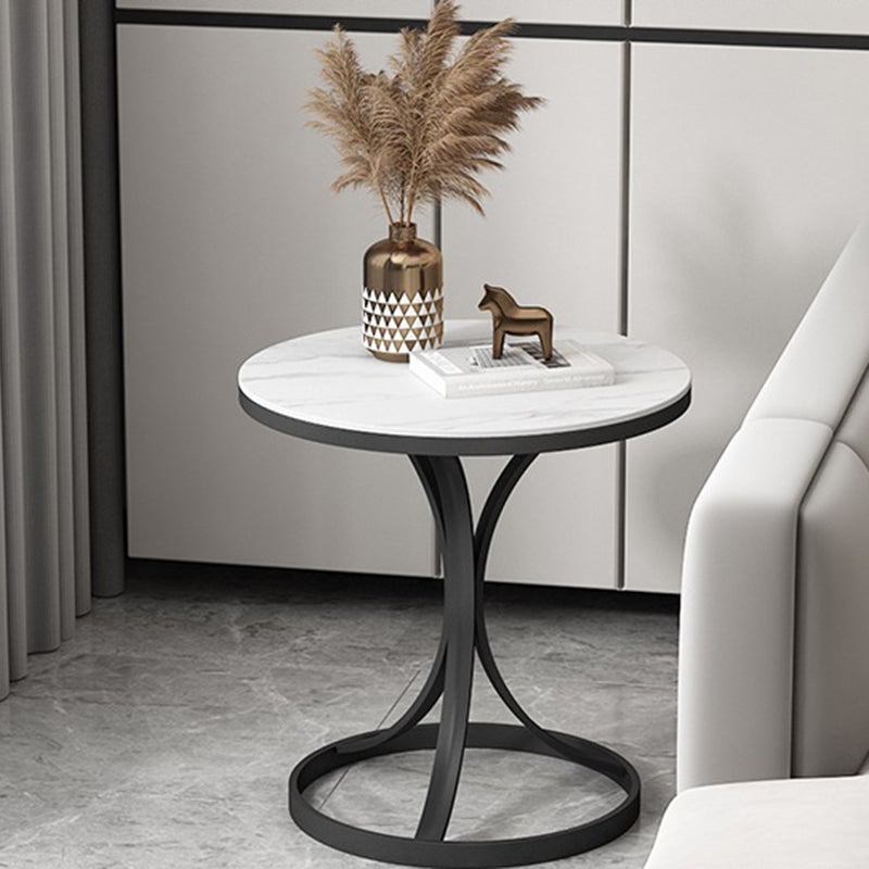 Modern Round End Table Side Table for Dining Room and Home