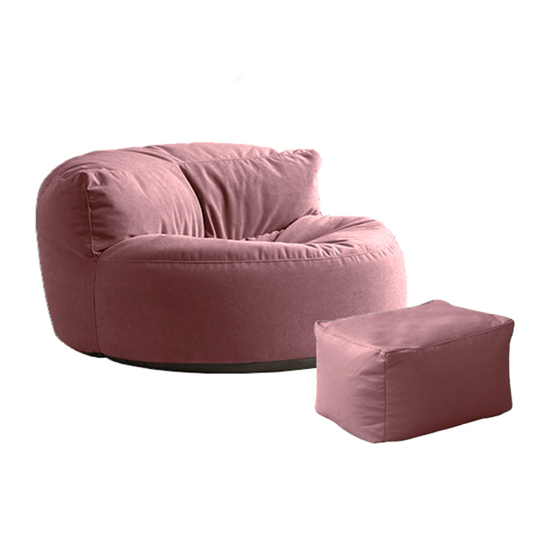 Velvet Armless Chair 34.64" L x 39.37" W x 18.89" H Accent Chair for Living Room