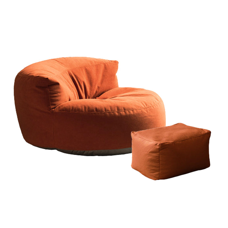 Velvet Armless Chair 34.64" L x 39.37" W x 18.89" H Accent Chair for Living Room