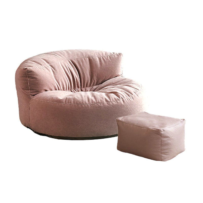 Velvet Armless Chair 34.64" L x 39.37" W x 18.89" H Accent Chair for Living Room