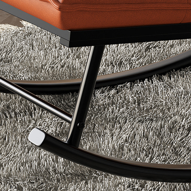 Faux Leather Chair 26.7" L x 37.4" W x 37.4" H Arms Included Chair for Bedroom