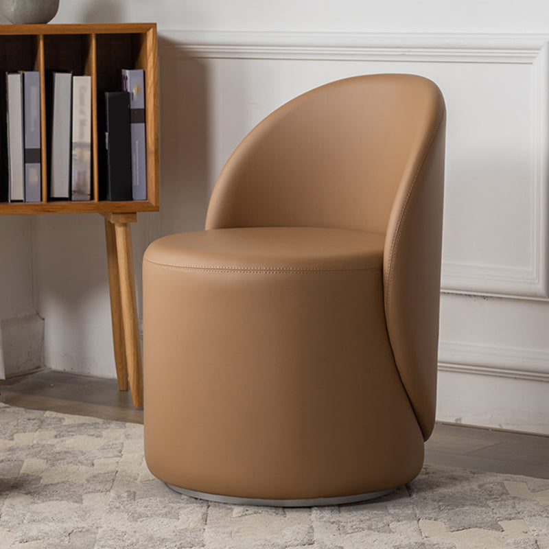 Tight Back Solid Wood Frame Armless Chair Solid Color Accent Chair