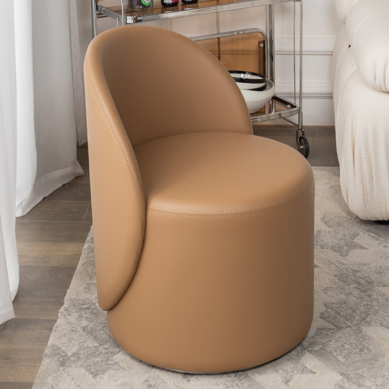 Tight Back Solid Wood Frame Armless Chair Solid Color Accent Chair