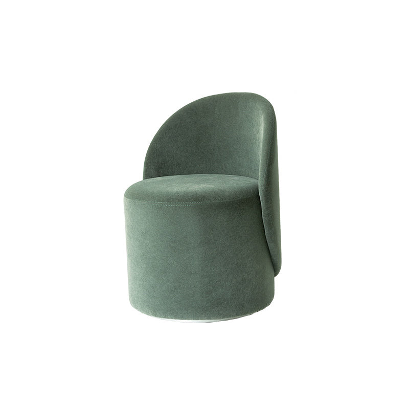 Tight Back Solid Wood Frame Armless Chair Solid Color Accent Chair