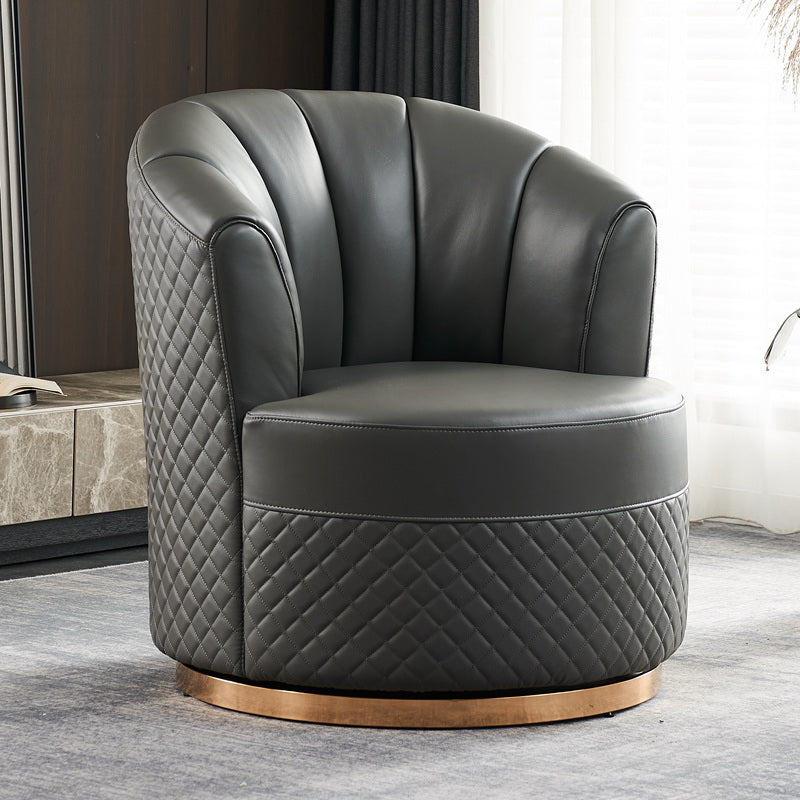 Italian Light Luxury Sofa Chair Swivel Single Chair Sitting Room Single Sofa Nordic