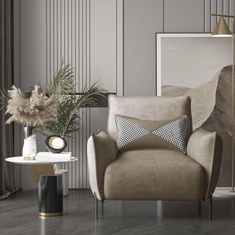 Scandinavian Fabric Accent Sofa Chair, Lounge Chair for living Room