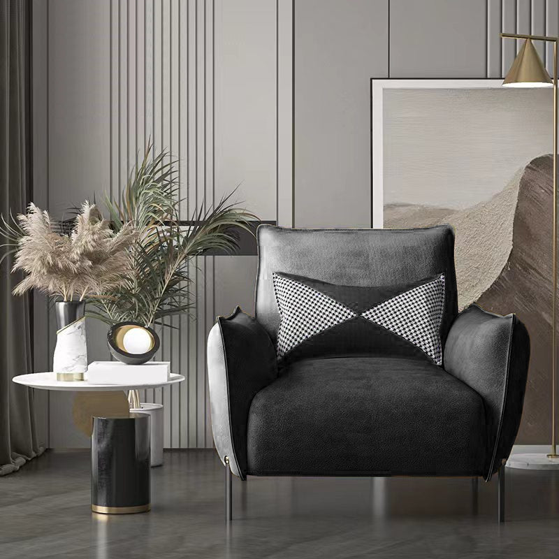 Scandinavian Fabric Accent Sofa Chair, Lounge Chair for living Room