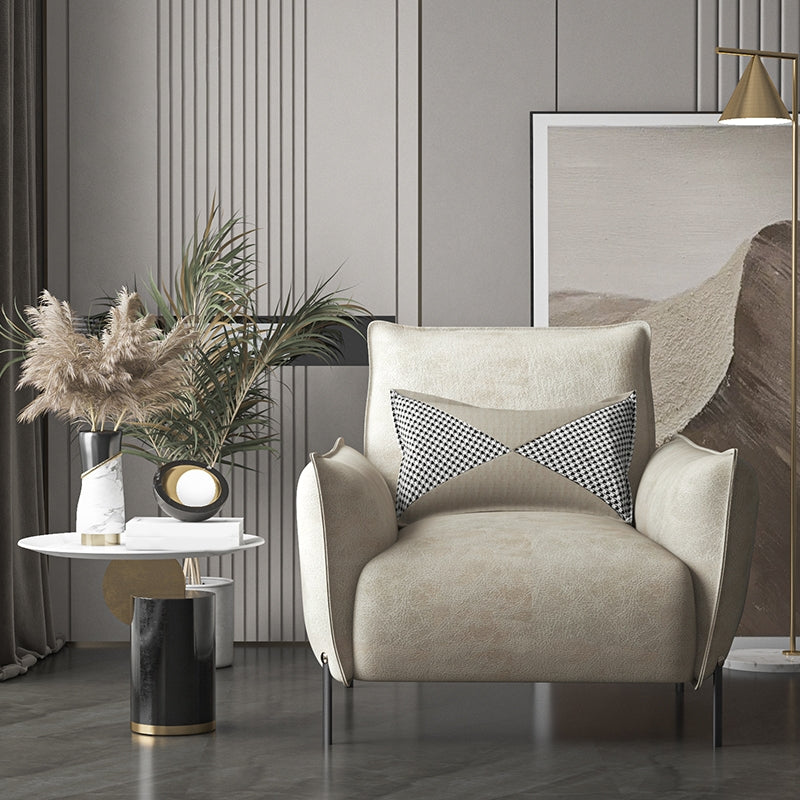 Scandinavian Fabric Accent Sofa Chair, Lounge Chair for living Room