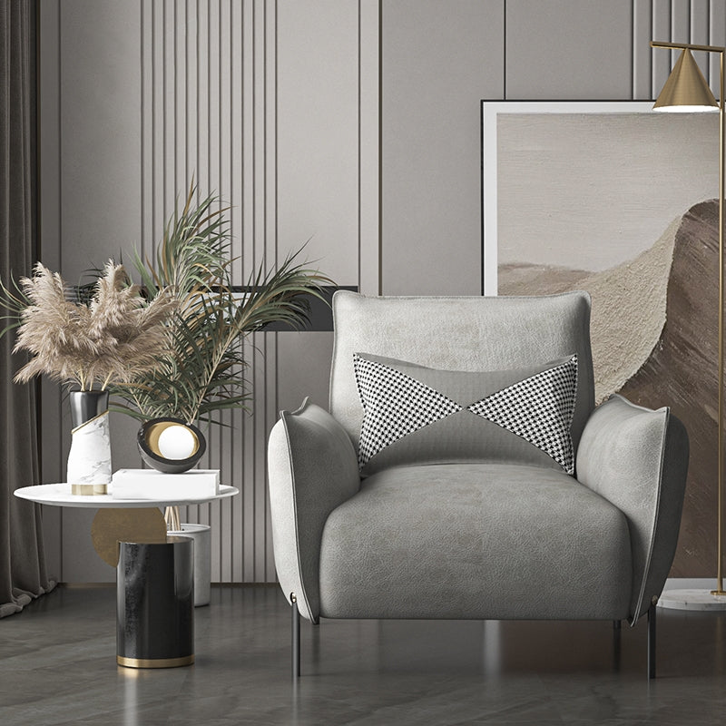 Scandinavian Fabric Accent Sofa Chair, Lounge Chair for living Room