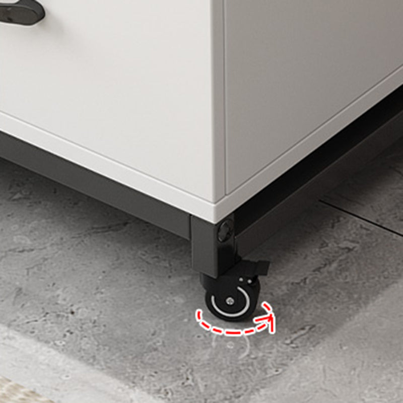 22.44" H Modern Rectangular End Table 1-Drawer Side Table with Shelves