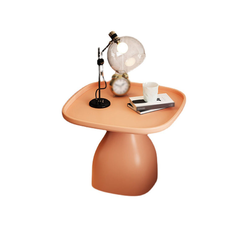 Pedestal Design Cocktail Table Acrylic Tray Top Multi-color Coffee Table