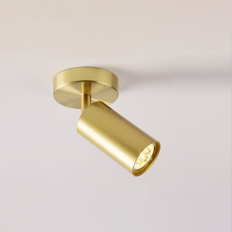 Metal Half Cylinder Flush Ceiling Light Modern Multi-Lights Flush Ceiling Light Fixtures