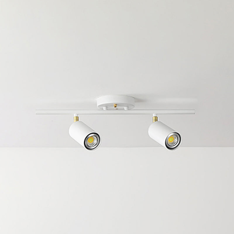 Metal Half Cylinder Flush Ceiling Light Modern Multi-Lights Flush Ceiling Light Fixtures