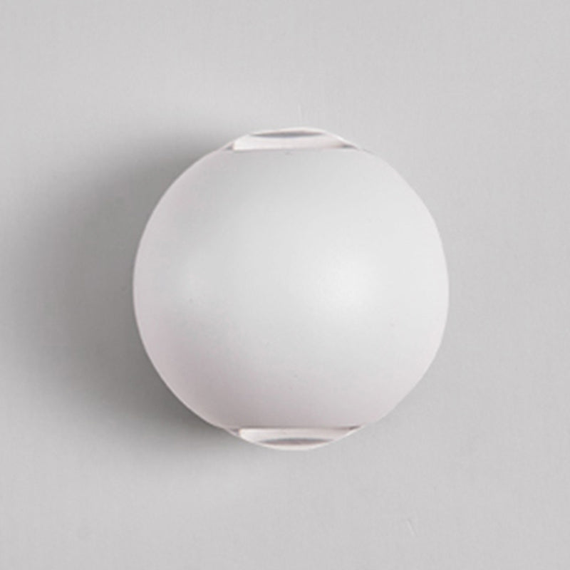 Ball Shade Metal Wall Sconce Modern Style Multi Lights Wall Mount Lighting