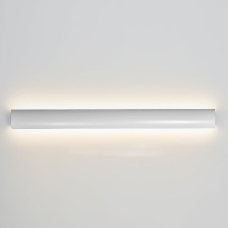 Metal Linear Shade Wall Sconce Modern Style 1-Light Wall Mount Lighting