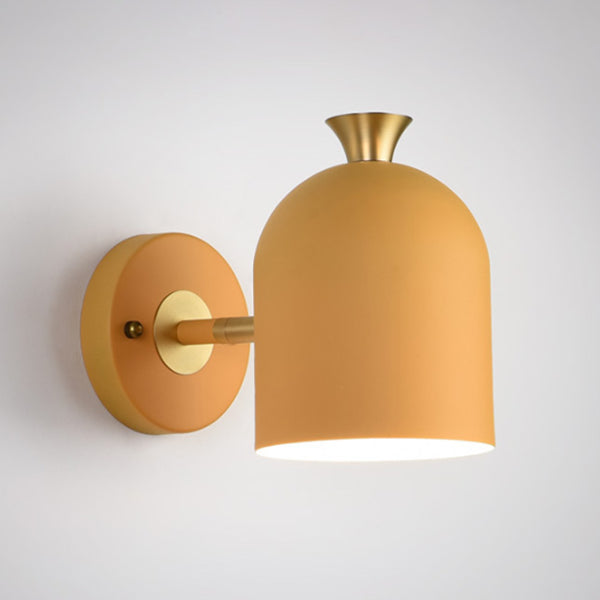 Cylinder Wall Sconce Lighting Modern Style Metal 1 Light Wall Mounted Light