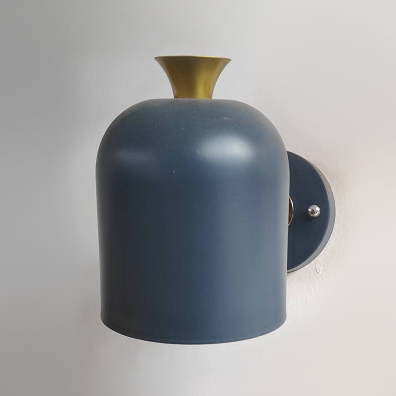 Cylinder Wall Sconce Lighting Modern Style Metal 1 Light Wall Mounted Light