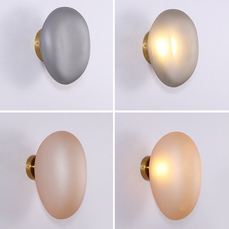Modern Colorful Glass Wall Light Simple Wall Lamp for Dining Room