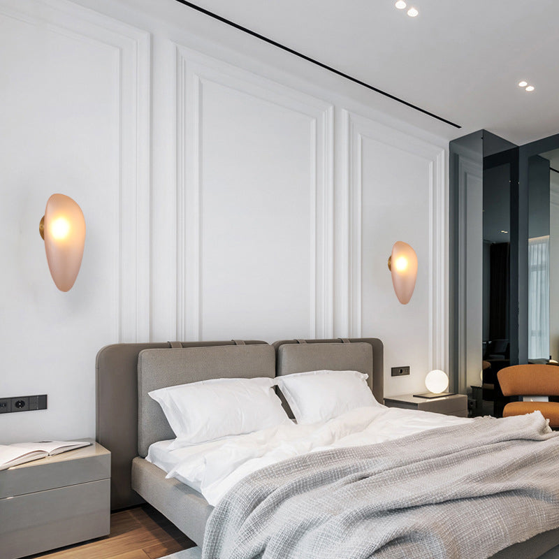 Modern Colorful Glass Wall Light Simple Wall Lamp for Dining Room