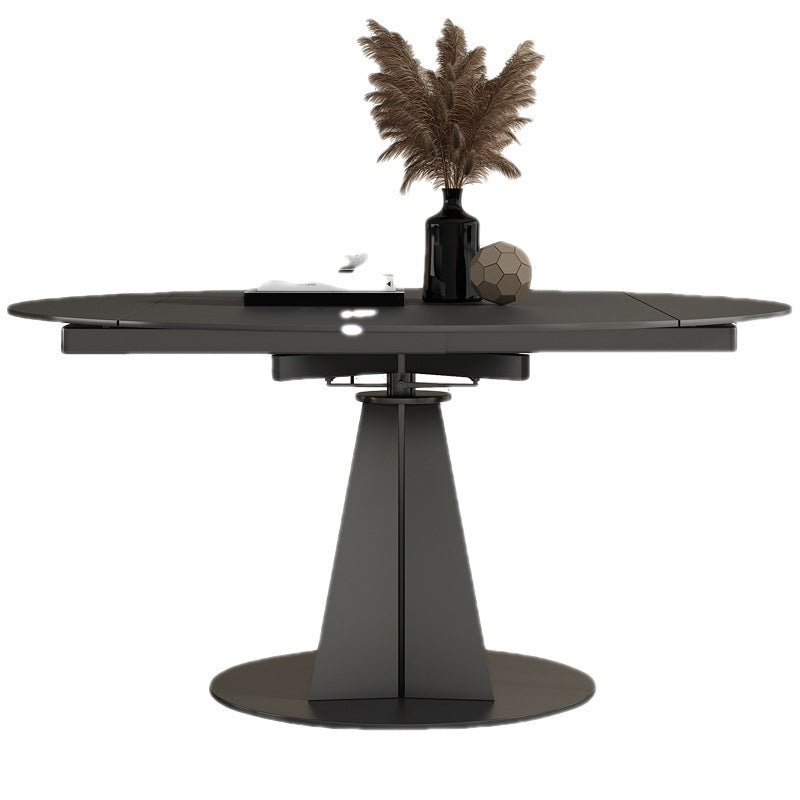 Modern Style Sintered Stone Dining Round Table Set 1/3/4/7 Pieces Dining Set
