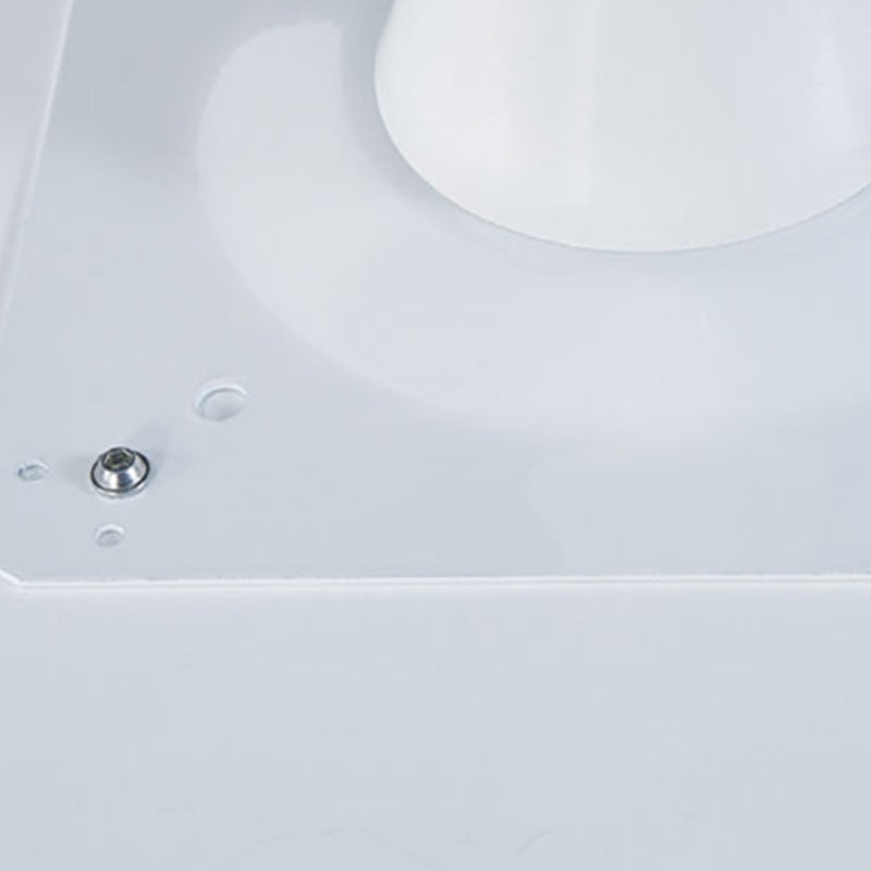 Modern Wood Table for Restaurant Round Table with Metal Pedestal