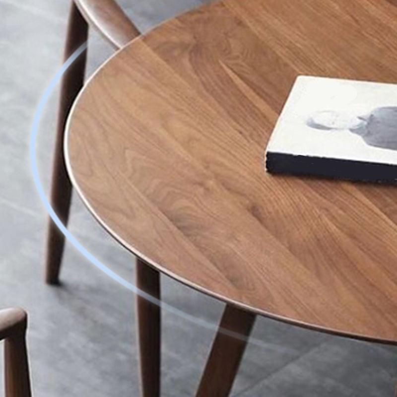 Living Room Simple Style Wood Dining Table Round Dining Table